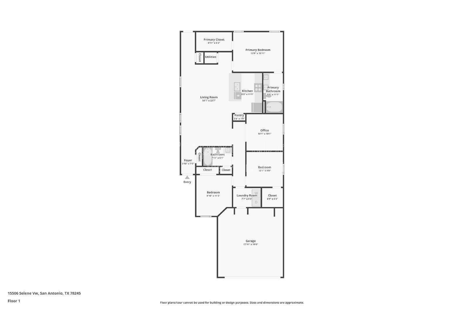 Nicely Upgraded 3 Bedroom Home with Office Located in Texas Research Park. Includes All Appliances! property image